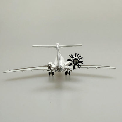 1:400 JC Wings B727-100 N32720 White with Striped Livery Diecast Aircraft Model
