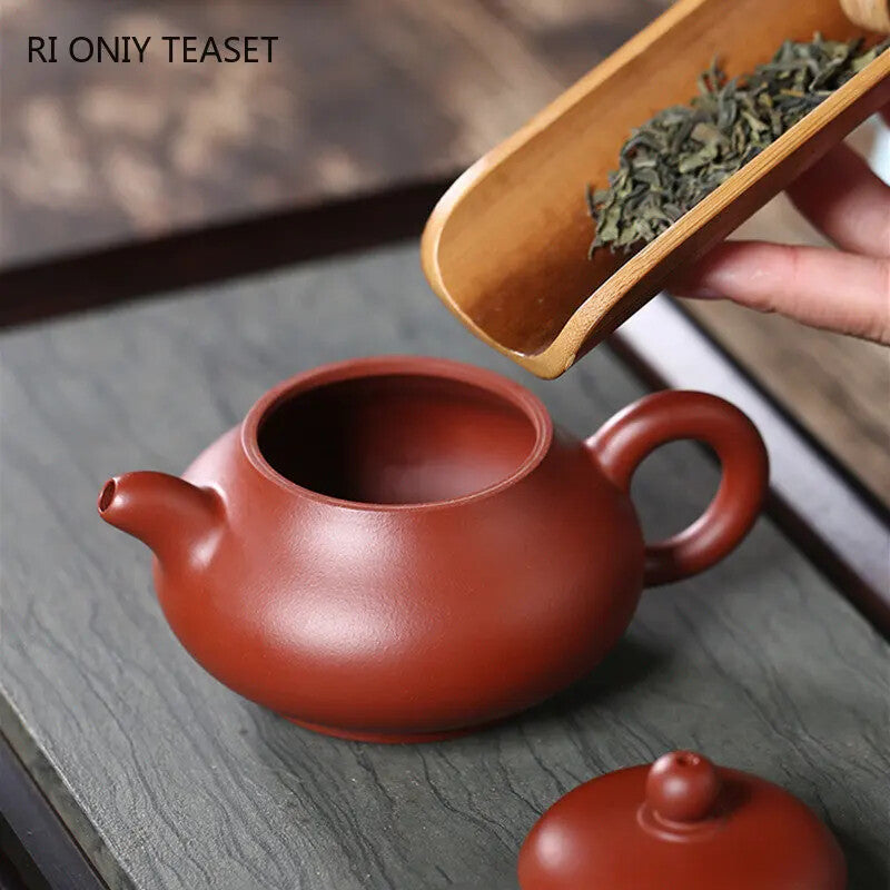 150ml Chinese Yixing Purple Clay Teapots Raw Ore Dahongpao Handmade Tea Pot