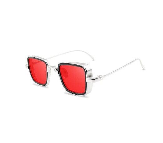 Vintage Steampunk Sunglasses Men Retro Metal Square Eyewear Trendy Fashion Shade