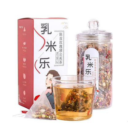 Orange Peel Rose Dandelion Tea Bags,Jasmine Red Date Floral Tea 70g (20bags)