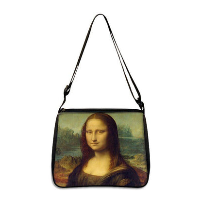 Famous Paintings Handbag Women Shoulder Bags Shopping Bag Canvas Pouch Zipper