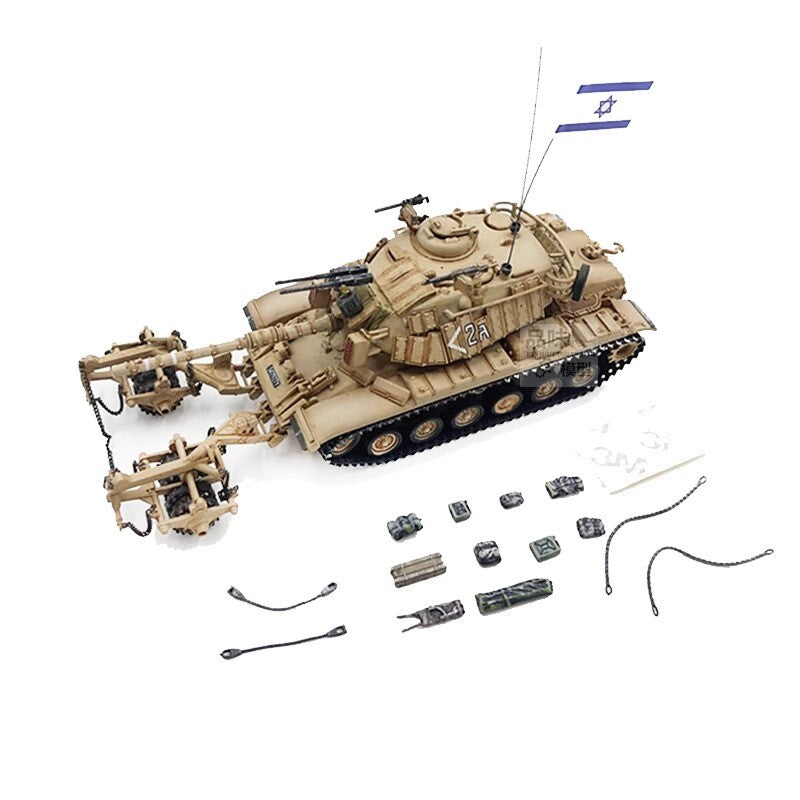 PMA 1/72 Magach 6B Minesweeper Tank Military Tank IDF M60A1 DieCast Model