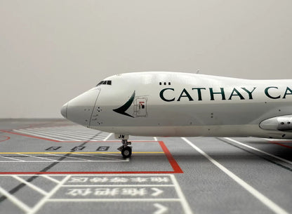 1:400 YY Wings CATHAY PACIFIC CARGO BOEING B747-8F Plane Aircraft Diecast Model