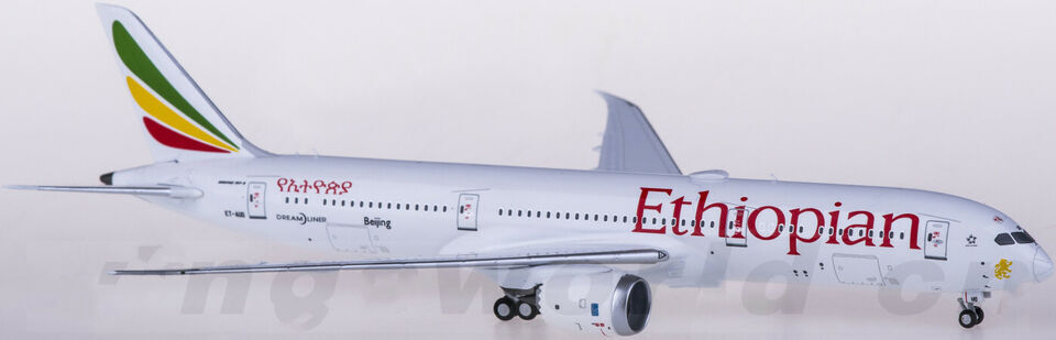 1:400 NG Model Ethiopian BOEING 787-9 Passenger Airplane Diecast Aircraft Model