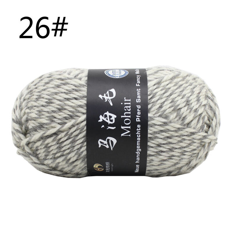 Hot Sale 100g Soft Mohair Cashmere Yarn Thick Woven Knitting Wool Crochet Yarn