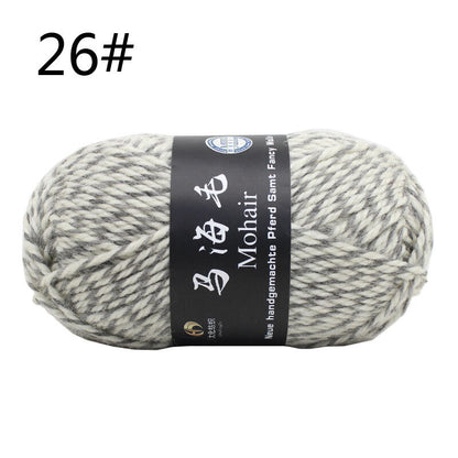 Hot Sale 100g Soft Mohair Cashmere Yarn Thick Woven Knitting Wool Crochet Yarn