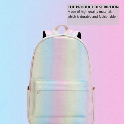 School Bag Opening season Stylish Backpack Students Gradient Schoolbag