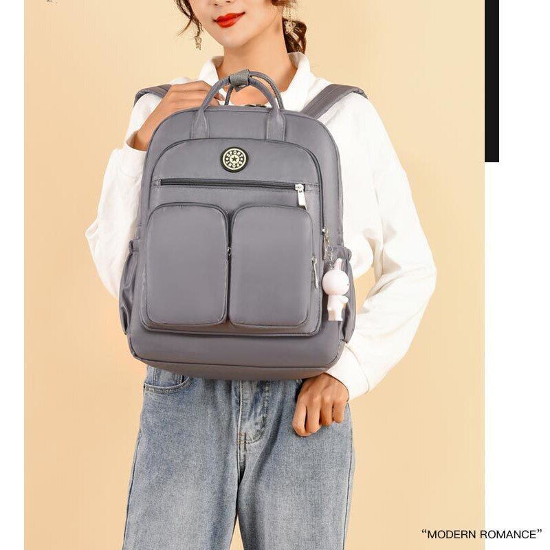 Nylon Backpack Large Traveling Bag Multi-Function Bags School Bookbag Polyester
