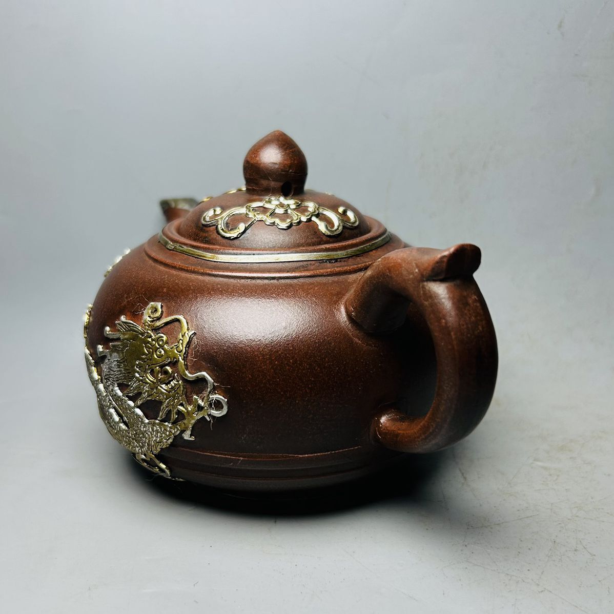 Vintage Chinese Yixing Purple Clay Teapot Zisha Ceremony Dragon Tea Set Collect