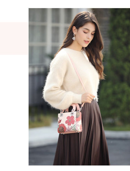 Handbag Mini Small Bag Handheld Bag Fashion Versatile Polyester Shoulder Bags