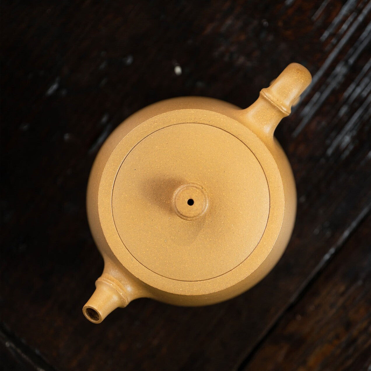 280ml Chinese Yixing Zisha Tea Pot Ball Shaped Infuser Holes Pattern Teapot