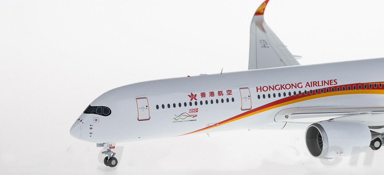 1:200 33CM JC Wings HONGKONG AIRLINES A350-900 Passenger Airplane Diecast Model