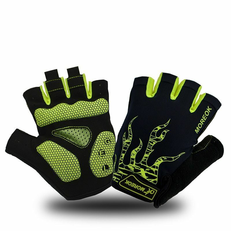 Cycling Glove Men Women Anti-sweat Shockproof Gel Half Finger Mountain Road Bike