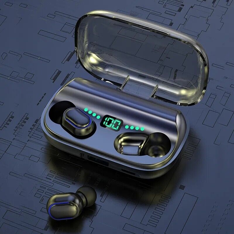 Wireless Earbuds Bluetooth 5.0 TWS Stereo Waterproof Earphones Headphone Headset