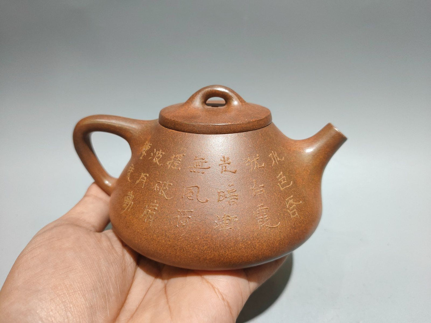 Chinese Yixing Zisha Clay Handmade Exquisite Flowers&Birds Teapot 31316