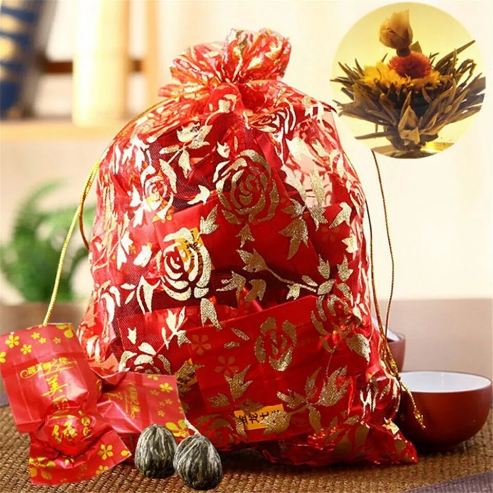 20 type Blooming Tea Green Tea Artistic Blossom Flowers Tea Blooming Tea Balls