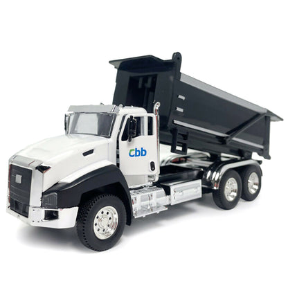 1:50 Pull Back Dump Engineering Truck Model Car Diecast Kids Toy Vehicle Gift r