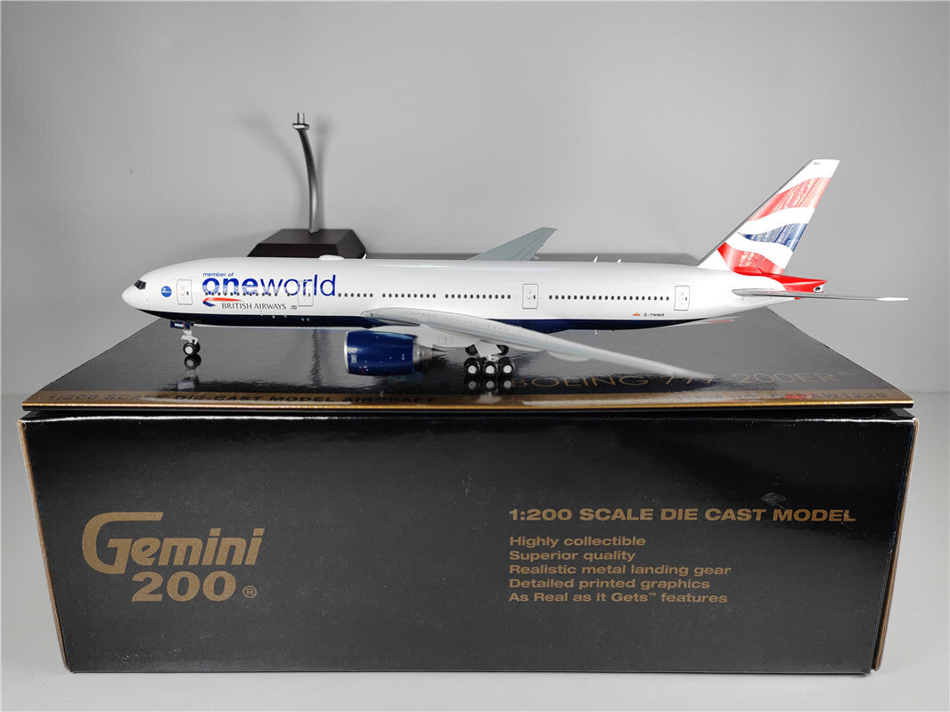 1:200 32CM Geminijets oneworld BOEING B777-200ER Airplane Diecast Aircraft Model
