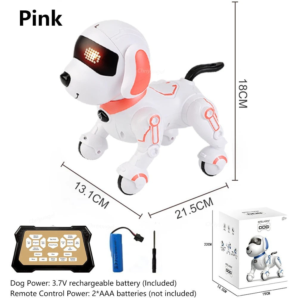 RC Robot Dog Electronic Stunt Pet Interactive Touch Programmable Smart Walking D