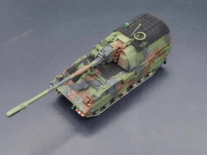 1/72 German PZH2000 Self-propelled Howitzer Heavy Armor Tank Model Finished