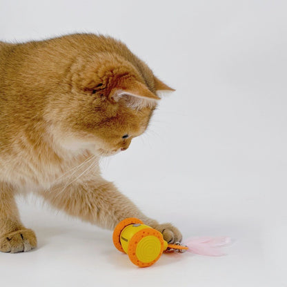 Electric cat toy with USB charging, long battery life, automatic remote control