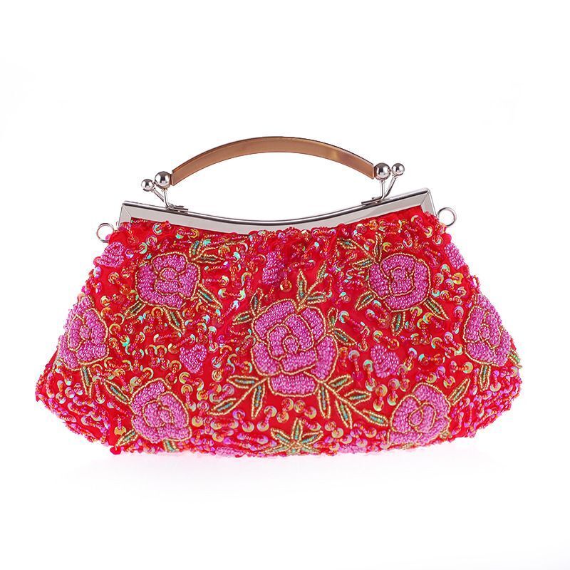 Women Clutch Bags Beads Evening Bag Day Clutches Party Bag Lady Vintage Purse