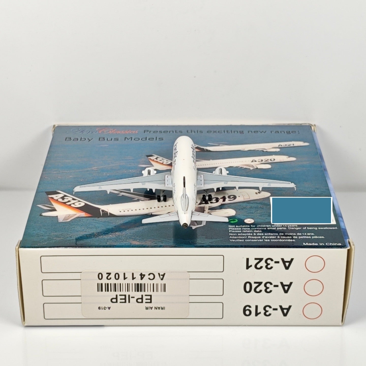 1:400 Aeroclassics Iran Air Airbus A319 EP-IEP Passenger Plane Diecast Model