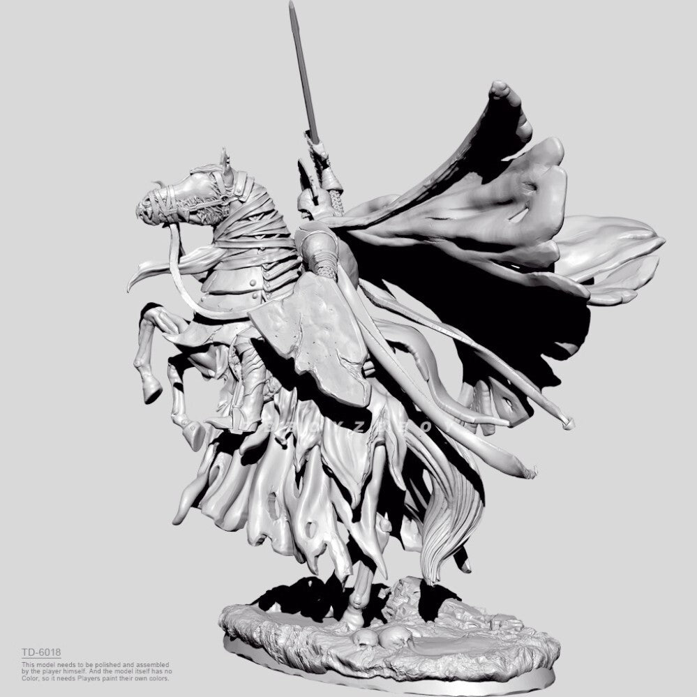 1/35 resin figure model kit Dungeon Demon Ghost Knight 3D Printing Unassembled