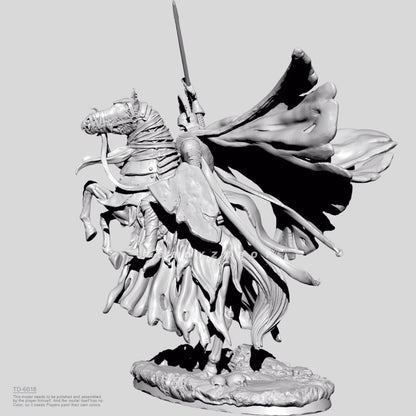 1/35 resin figure model kit Dungeon Demon Ghost Knight 3D Printing Unassembled