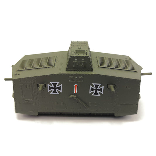 1：100 German WWI A7V Tank Model Simulation Military Vehicles Truck Collection