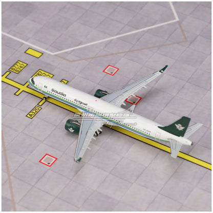 1:400 JC Wings Saudia Airbus A321neo Passenger Airplane Diecast Aircraft Model