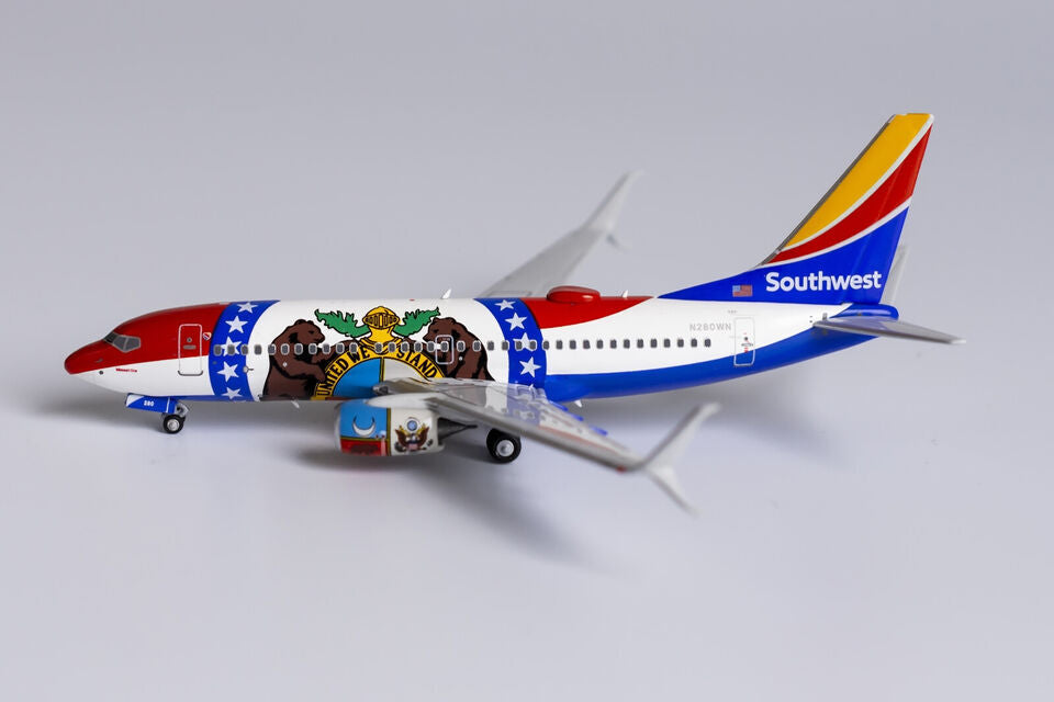 1:400 NG Model Southwest BOEING 737-700 Passenger Airplane Diecast Plane Model