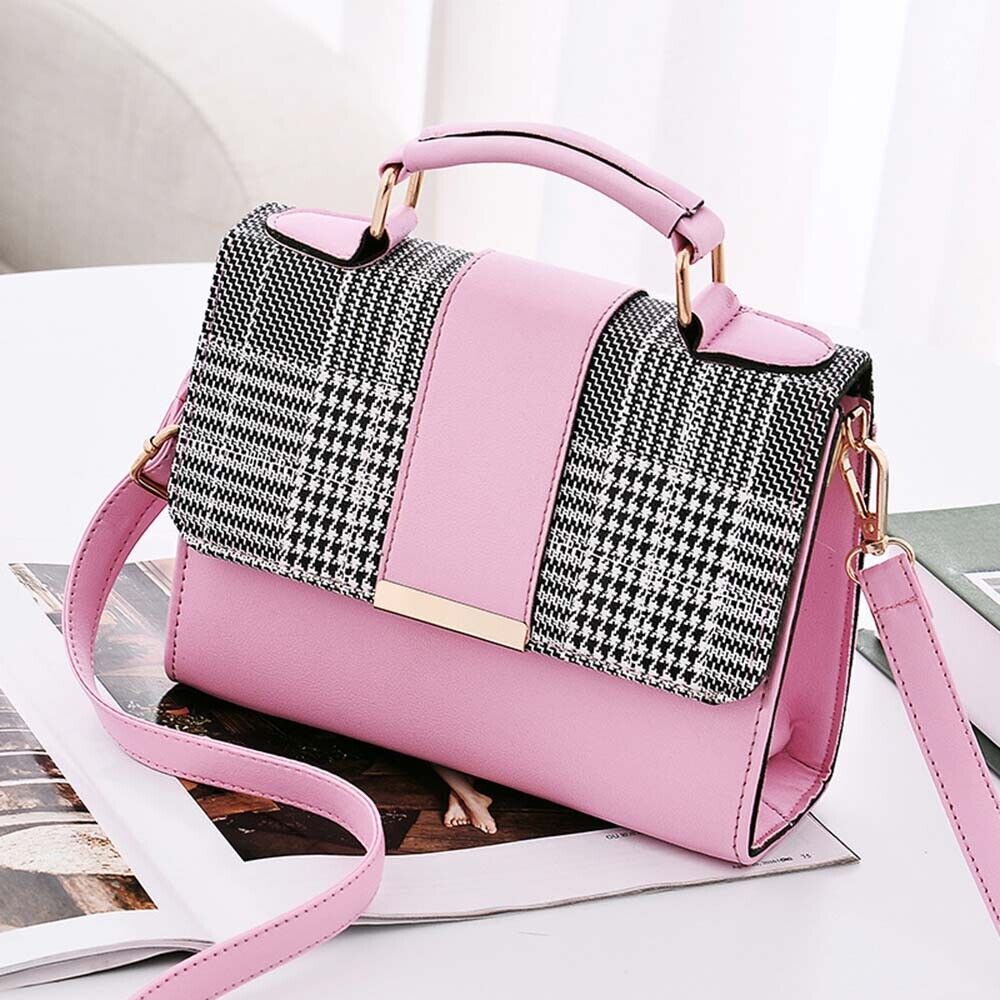 Womens PU Leather Bag Purse Shoulder Handbags Tote Messenger Satchel Cross Body
