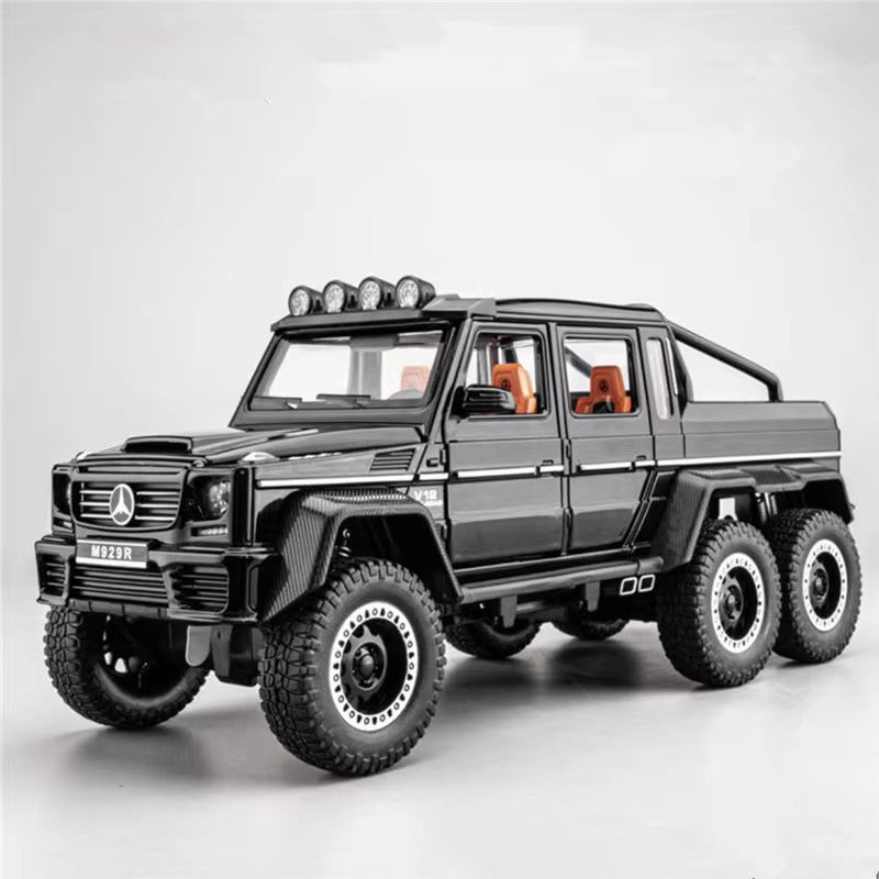 1:20 G65 G63 6*6 Tire Alloy Car Model Diecast & Toy Metal Off-Road Vehicles Car
