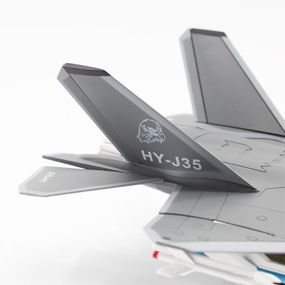 1:48 36CM CHINA J-35 Fighter Jet Airplane Diecast Military Aircraft Plane Model