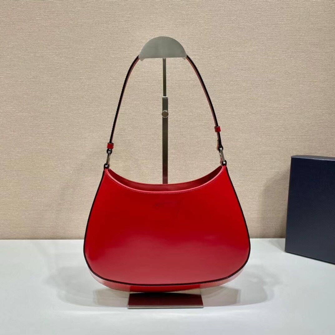 Underarm Bag Classic Style Vintage Shoulder Purse Genuine Leather Polyester Bags