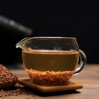 2022 Premium Roasted Tartar Buckwheat Grain Tea Black Chinese Herbal Tea 500g -
