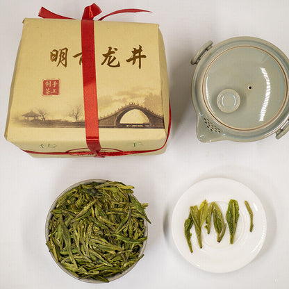 2023 Organic West Lake Dragon Well Green Tea Before Mingqian Longjing Cha 250g