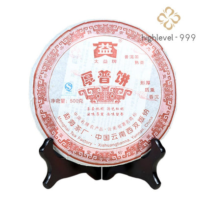 Hou Pu Cake * 2007 701 Yunnan Menghai Dayi High Grade Ripe Pu-erh Tea Pu'er 500g