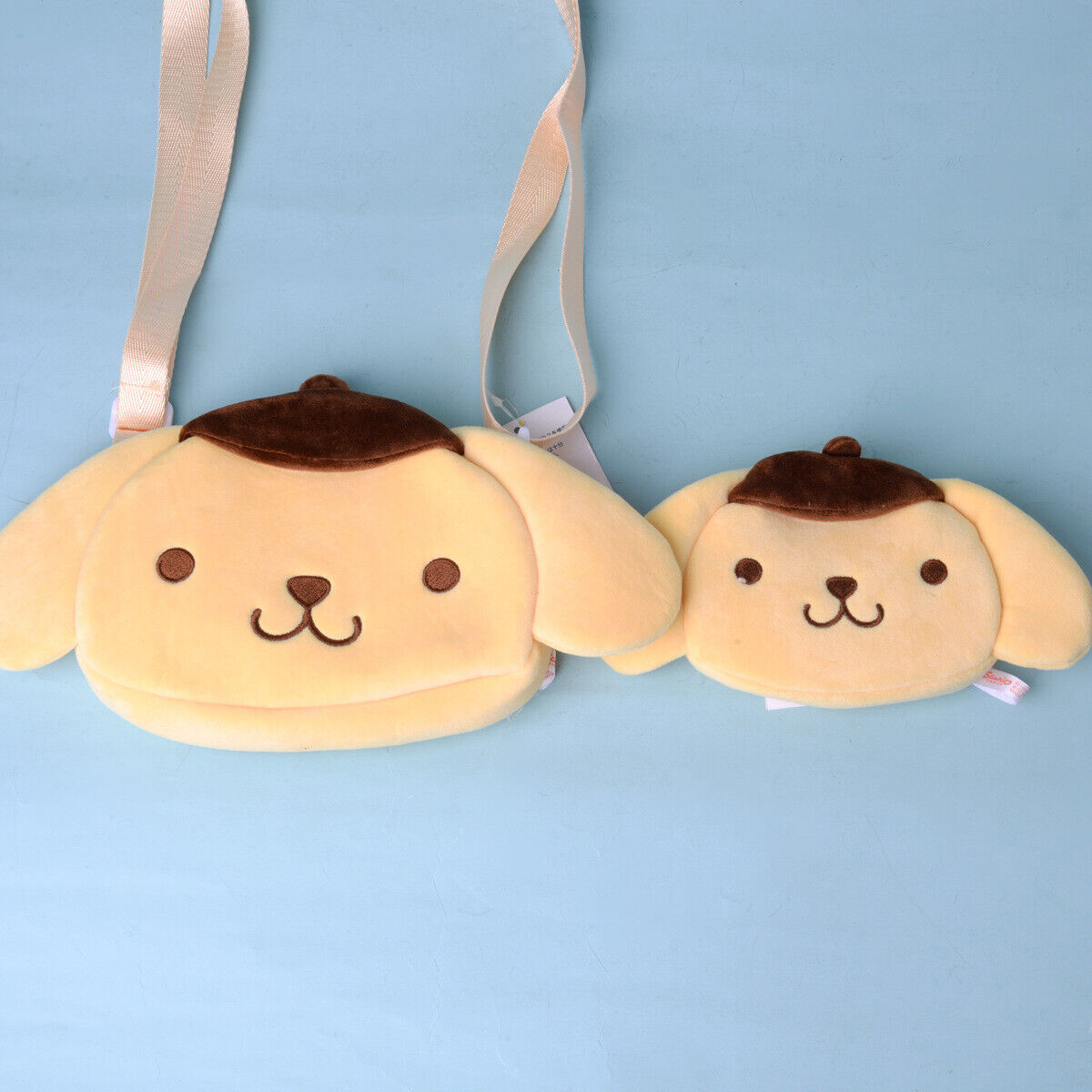 Sanrio Cute Plush Kuromi Cinnamoroll Melody Storage Bag and Wallet Messenger Bag