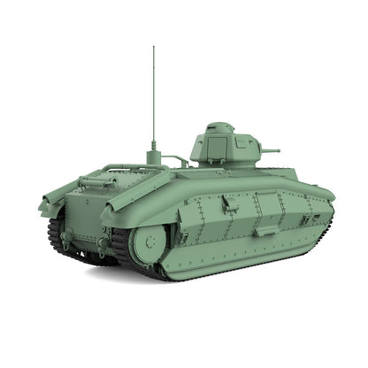 SSMODEL SS72652 1/72 25mm Military Model Kit France B1 Heavy Tank (Phase III)