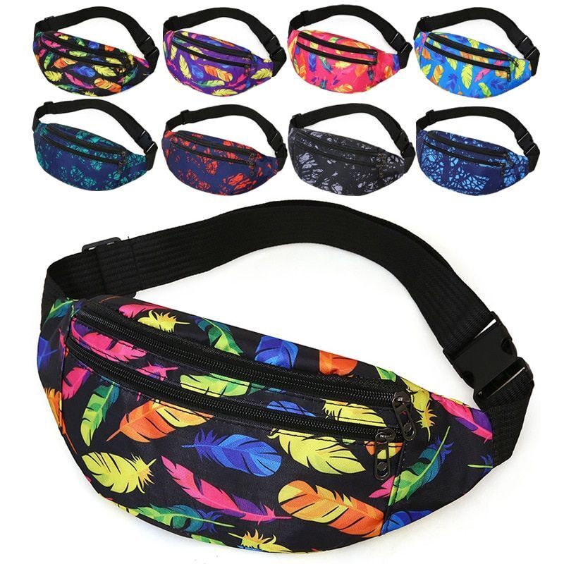 Holographic Waist Bag Sport Running Fanny Pack Crossbody Bag Fashionable Purse