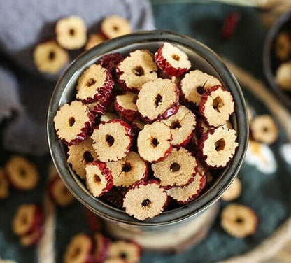 Dried Seedless Chinese Red Date Ziziphus Jujube Slices Herbal Tonics Tea