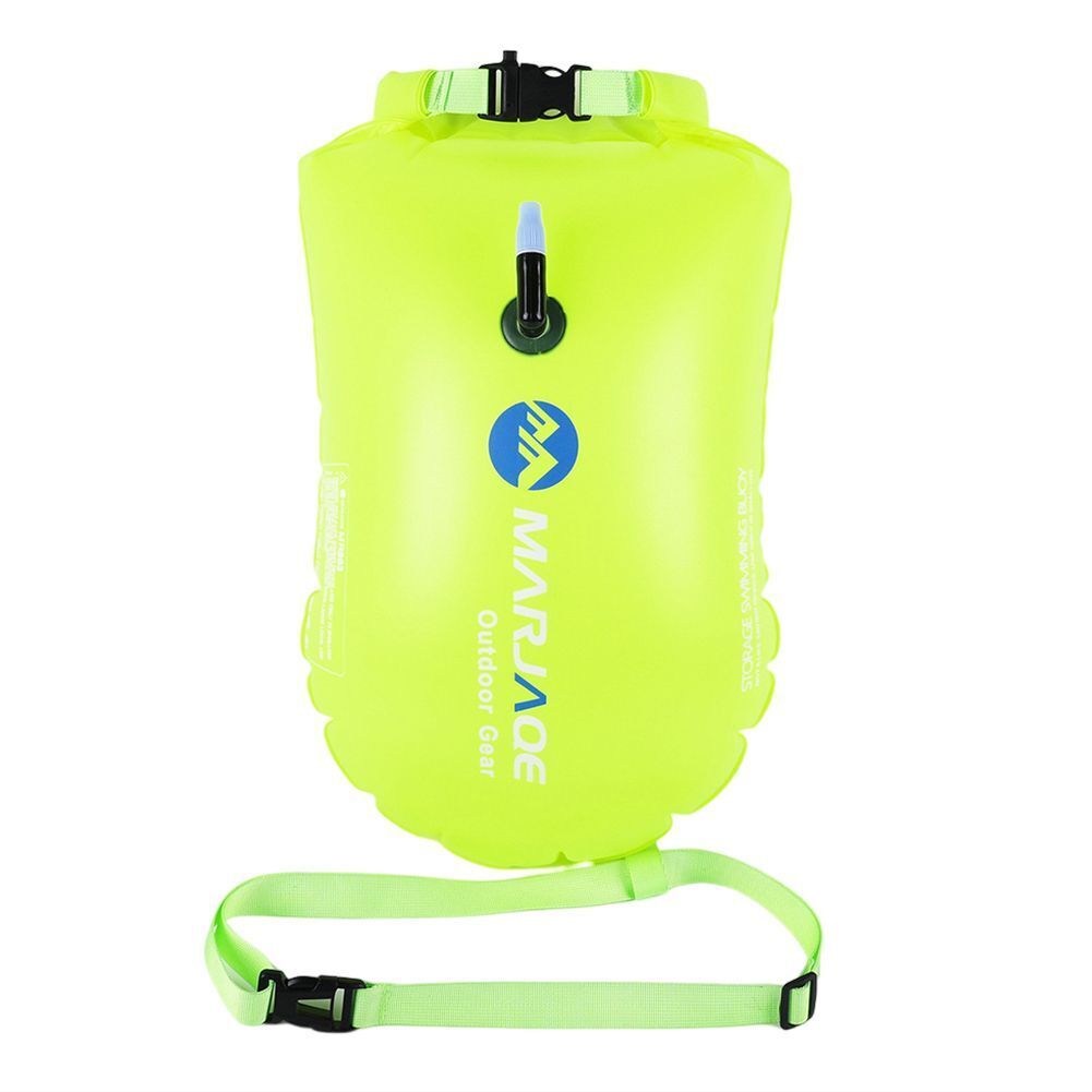Swim Float Bag Outdoor Safety Swimming Buoy Inflatable Drift Bag With Waist Belt