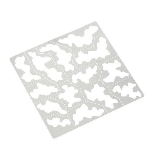 1/35 1/100 Steel Forest Camouflage Stenciling Template Leakage Spray Model Tool