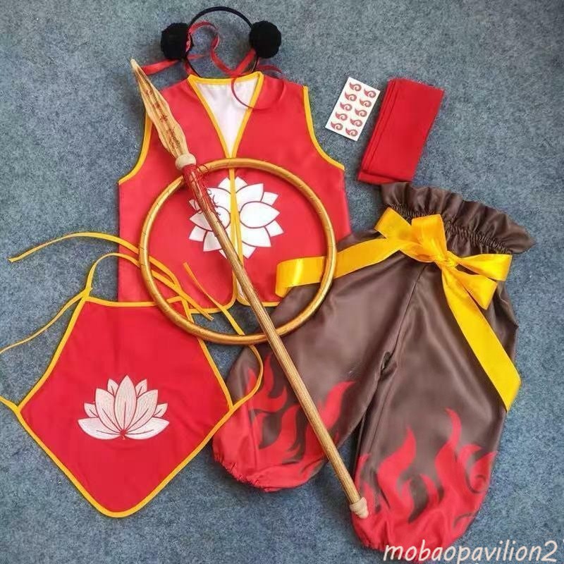 Children's Nezha Animation Costume Nezha Performance Suit New