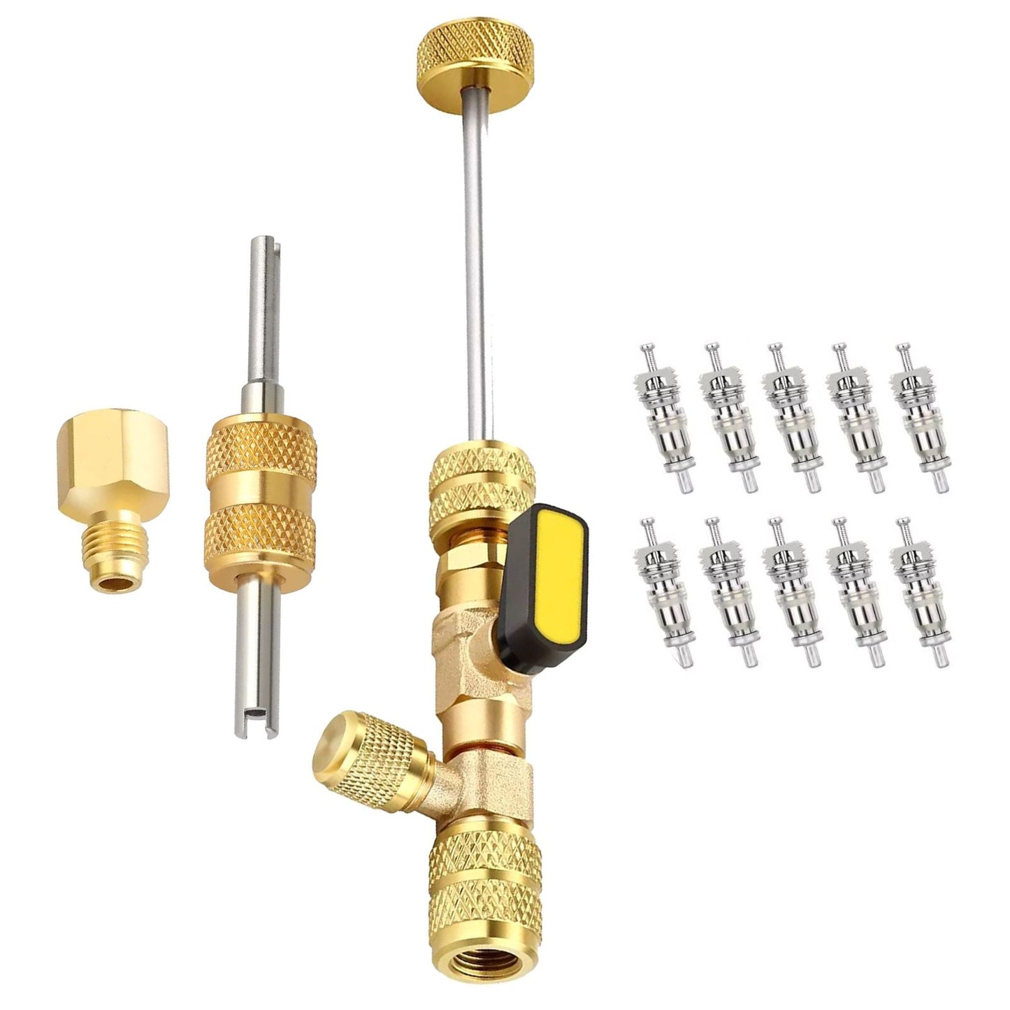 Valve Core Remover&Installer Tool 1/4" and 5/16" Port Air Condition Accessories