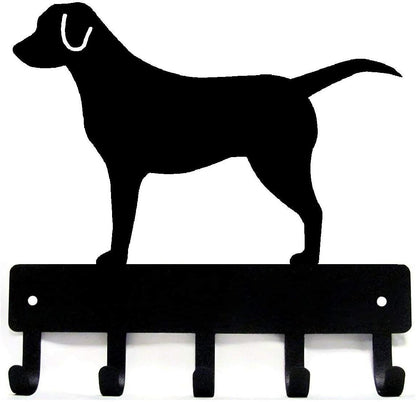 Labrador Retriever Dog-Key Hooks & Keychain Holder -9 inch/6 inch Metal Wall Art
