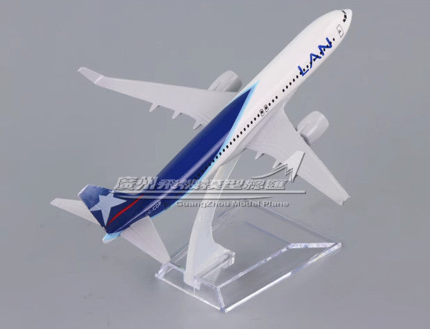 16cm LAN BOEING 737-800 Passenger Aeroplane Diecast Plane Metal Aircraft Model