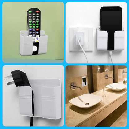 Holder Wall Mounted Mobile Phone Charging Organizer Storage Box Stand Rack Lot